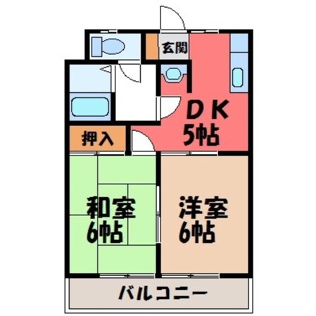 サンパレス今泉の物件間取画像